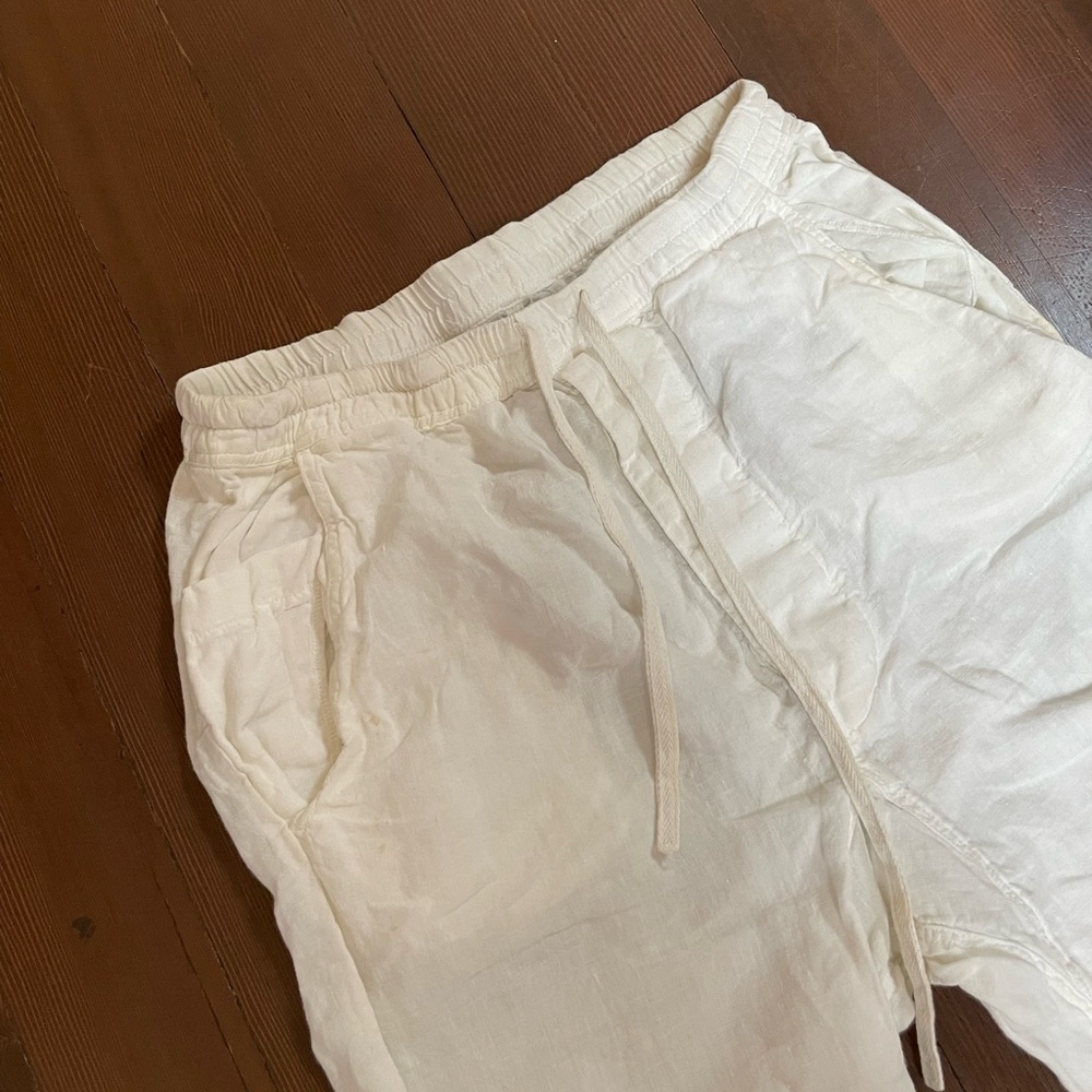 Matteo LA White Drawstring Pants